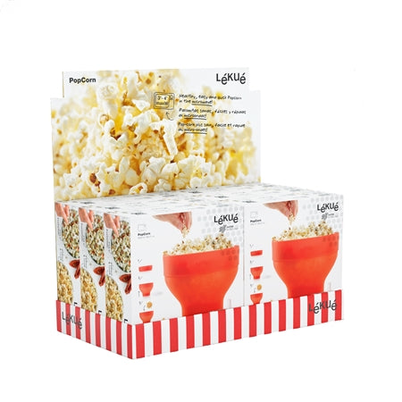 Lékué Popcorn maker 6 st Display