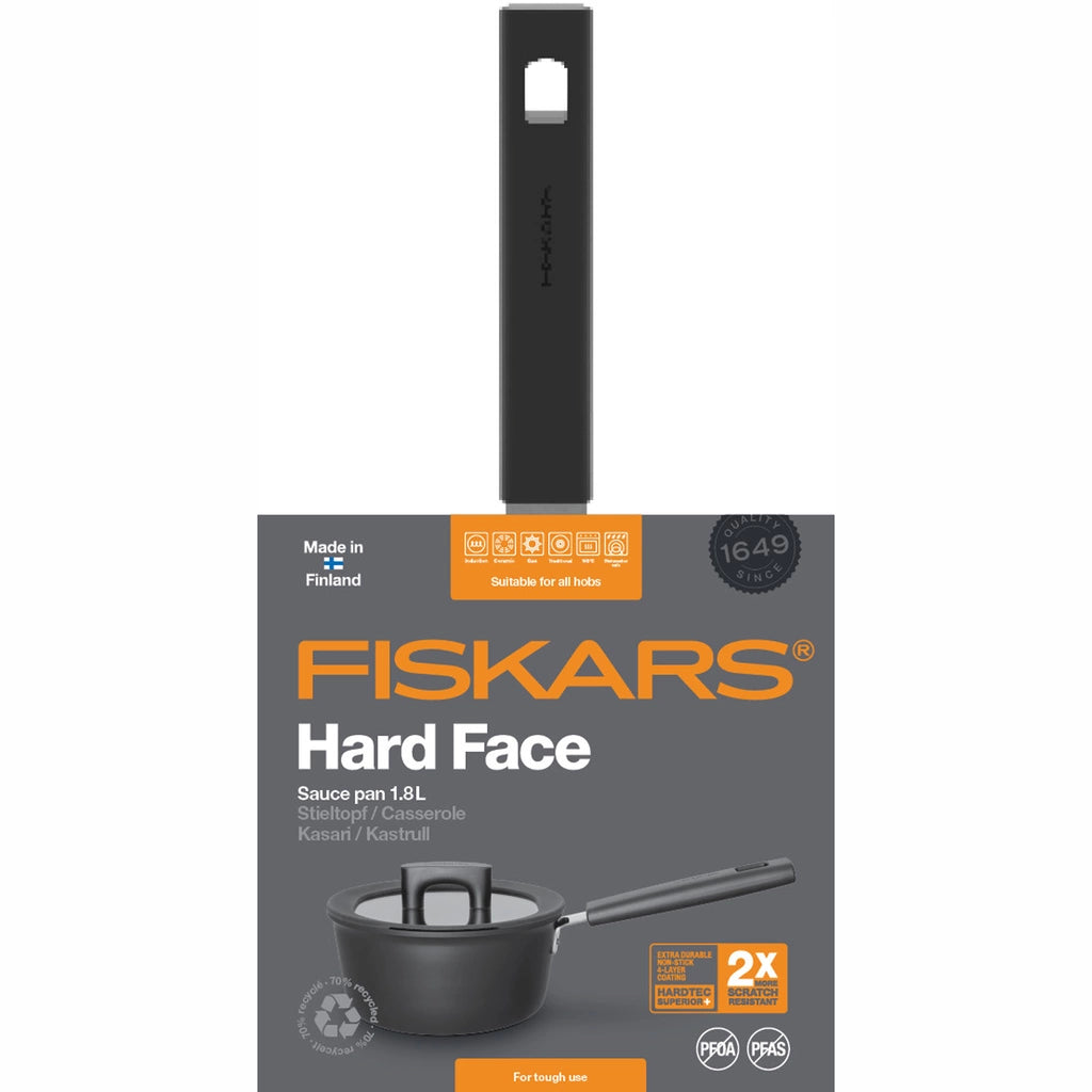 Fiskars Hard Face Kastrull 1,8 L/18 cm