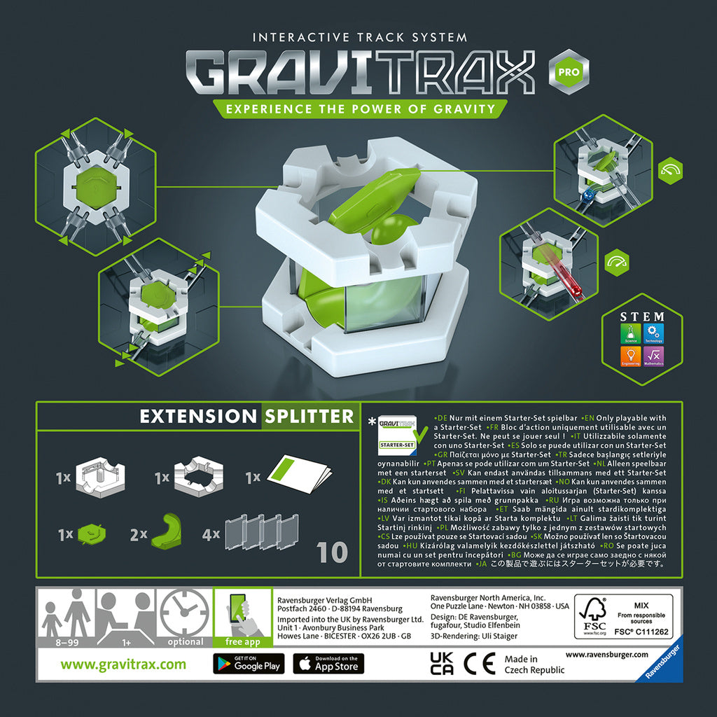 RAVENSBURGER GraviTrax PRO Extension Splitter World packa.