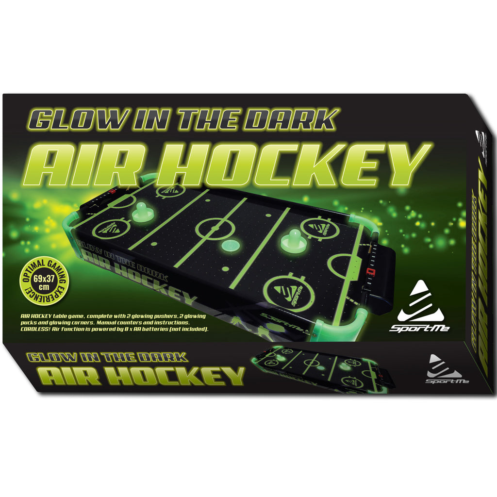 SPORTME Airhockey spel Glow in the Dark