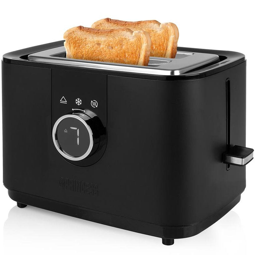 Princess Brödrost "Moments Toaster" Digital Black Met.