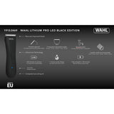 Wahl Frisörklippare Lithium Pro LED BLACK EDITION