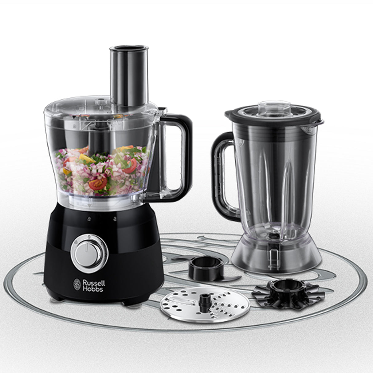 Russell Hobbs Matberedare 24732-56 Black Food Processor