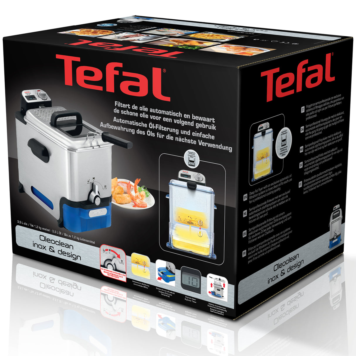 Tefal Fritös Oleoclean Digital Timer 3.5L 2300W