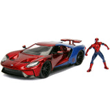 JADA TOYS Marvel Spiderman 2017 Ford GT 1:24