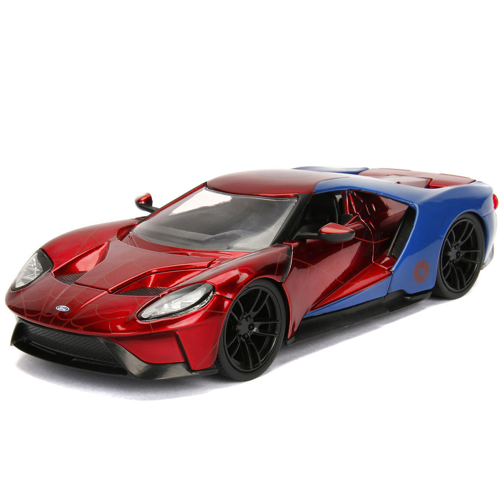 JADA TOYS Marvel Spiderman 2017 Ford GT 1:24