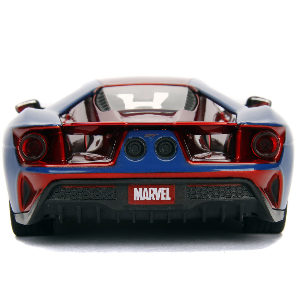 JADA TOYS Marvel Spiderman 2017 Ford GT 1:24