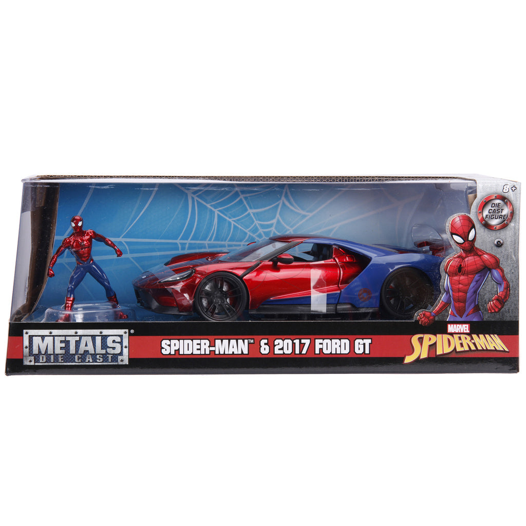 JADA TOYS Marvel Spiderman 2017 Ford GT 1:24