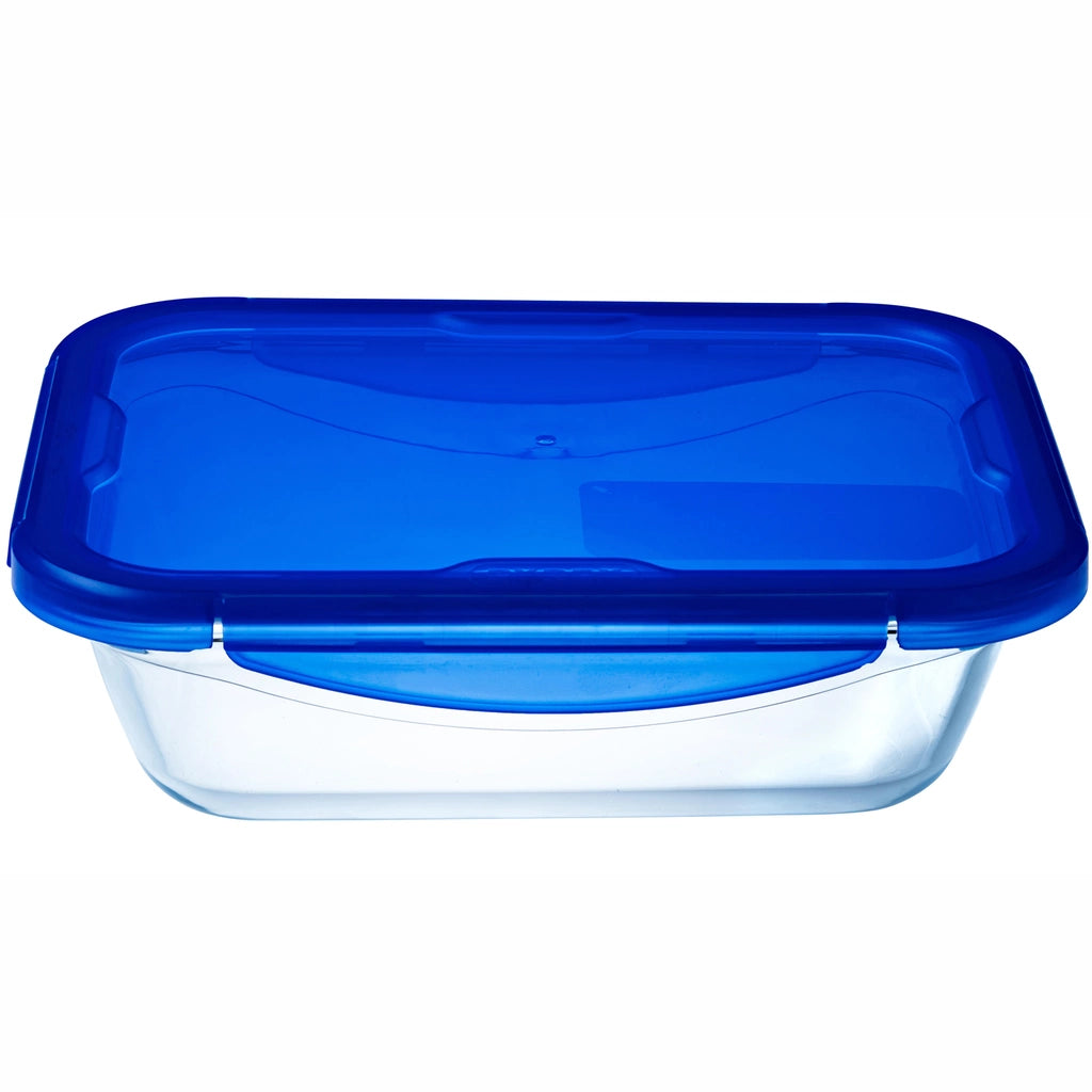 Pyrex Liten form med med snäpplock 21x15cm/0,8L