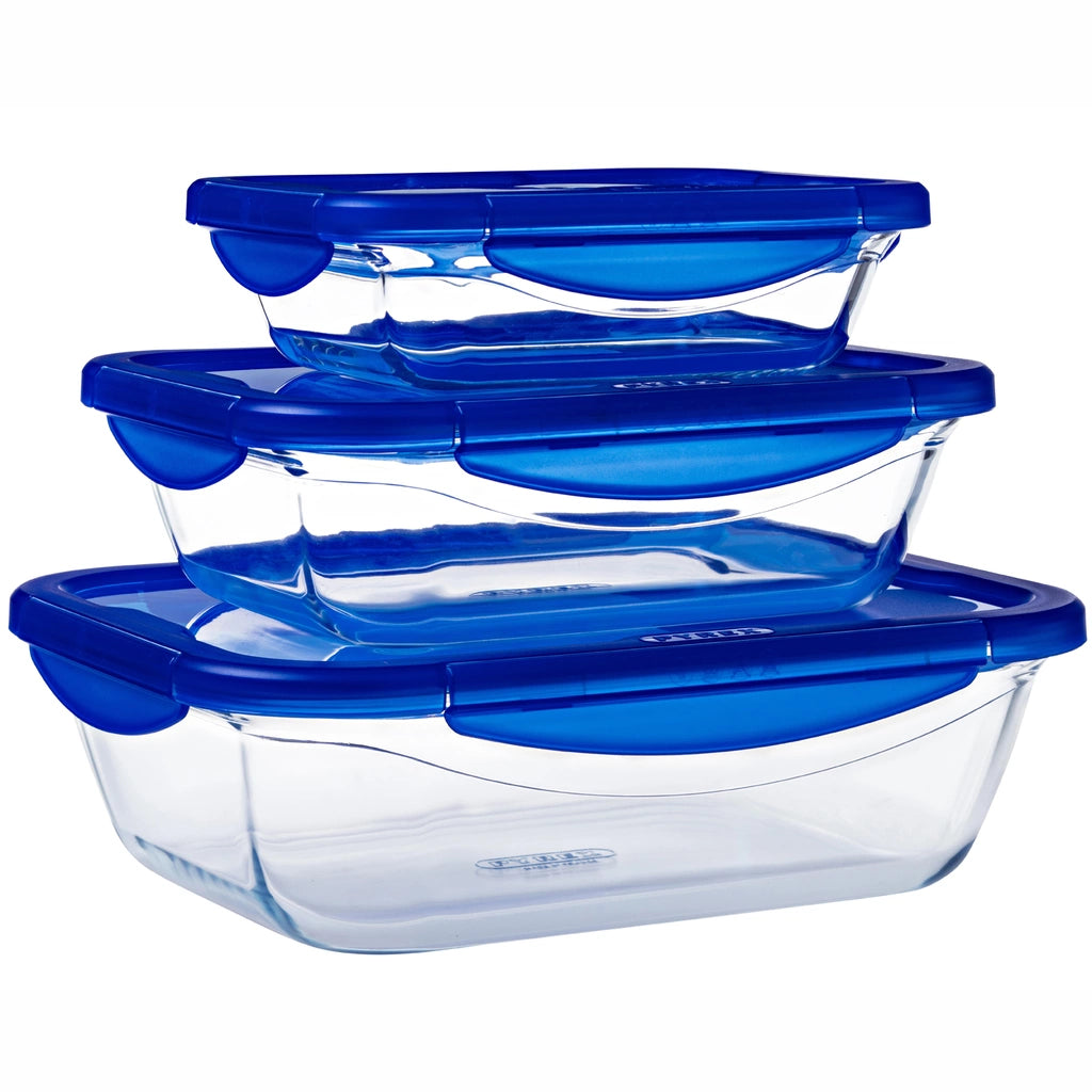 Pyrex Stor form med med snäpplock 4 30x23cm/3,4L