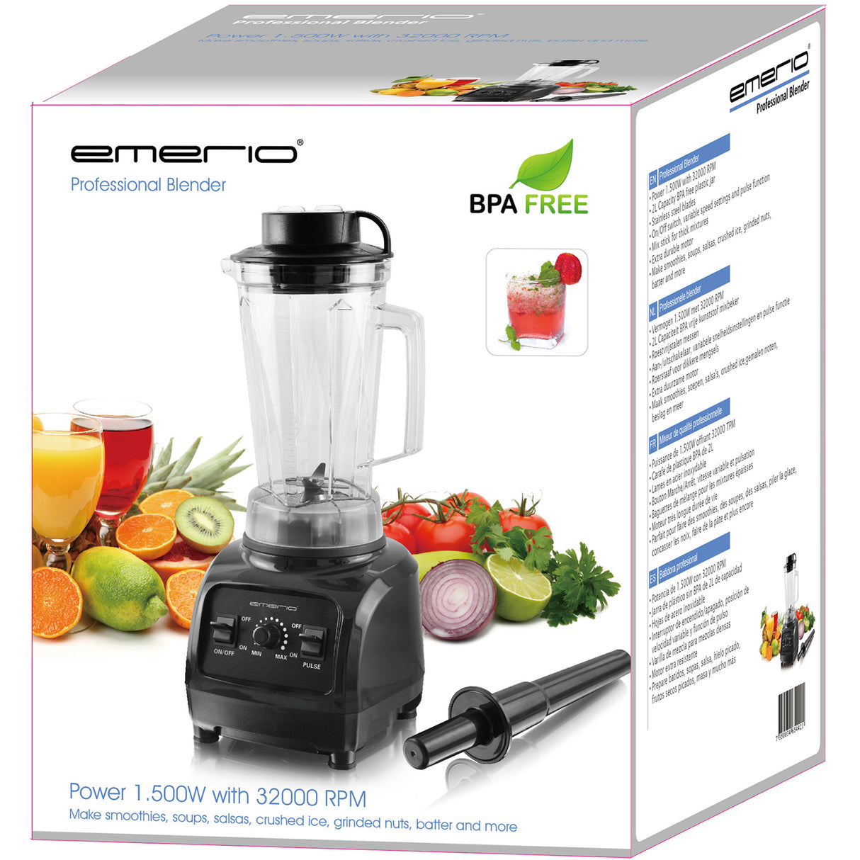 Emerio Professional Blender 1500W