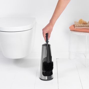 Brabantia ReNew Toalettborste med Hållare - Matt Steel