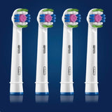 Oral B Borsthuvud 3D White 4st