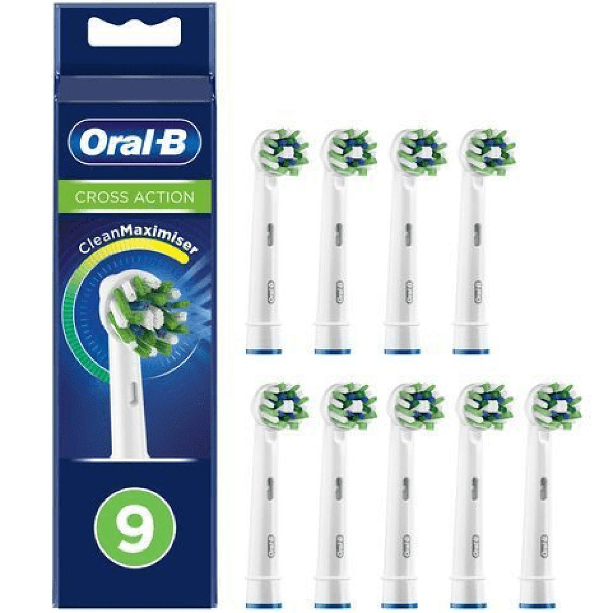 Oral B Borsthuvud Cross Action 3+3+3st