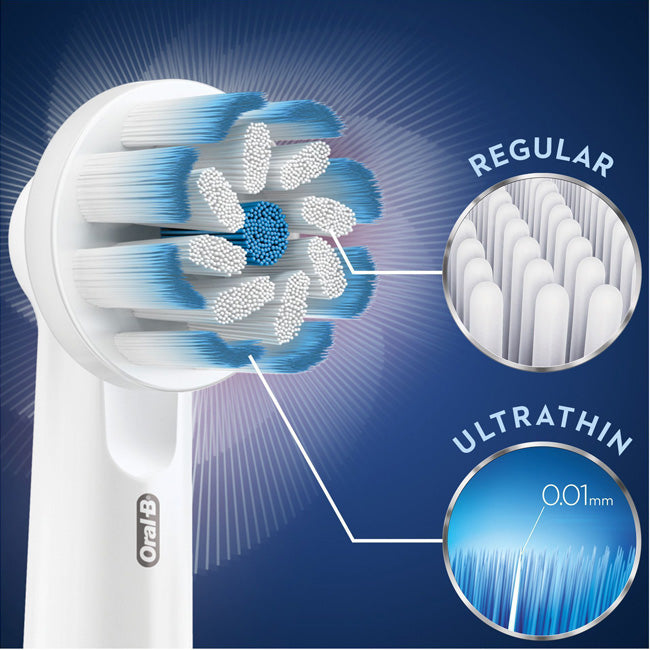 Oral B Borsthuvud Sensitive Clean & Care 10st