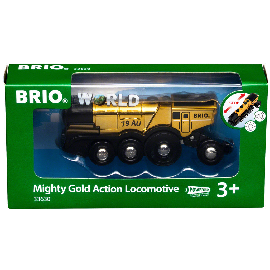 BRIO 33630 Mighty Gold Action Locomotive