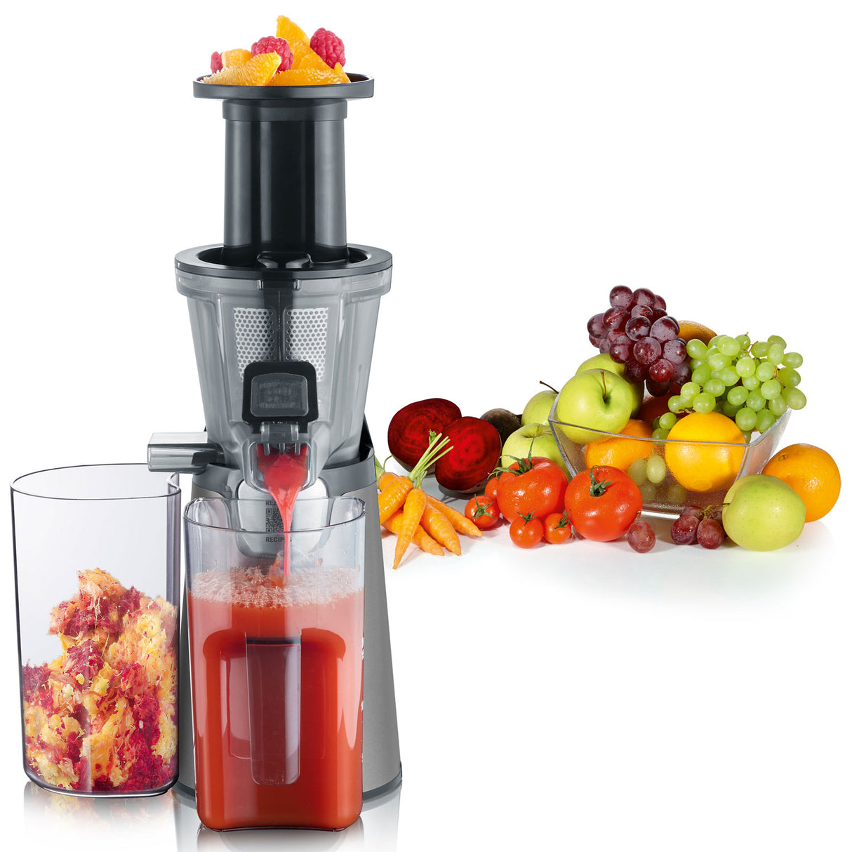 Severin Slow Juicer Stående, sorbet funktion,ES3571