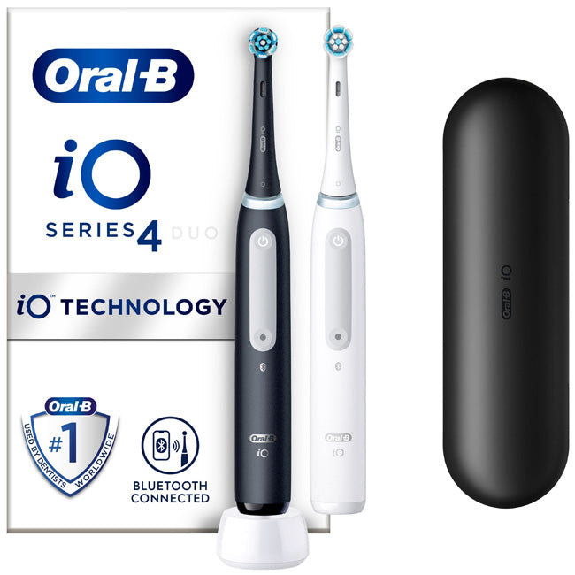 Oral B Eltandborste iO4 Duo Black UCB / White SC