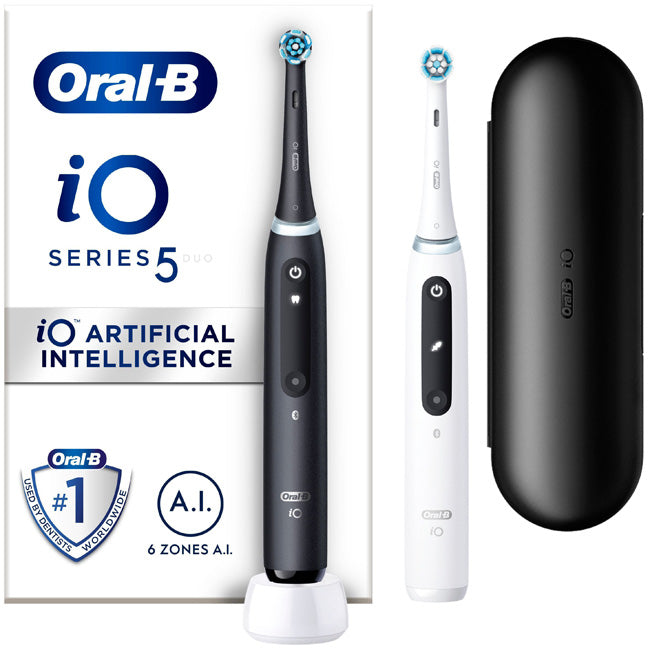 Oral B Eltandborste iO5 Duo Black UCB/ White SC