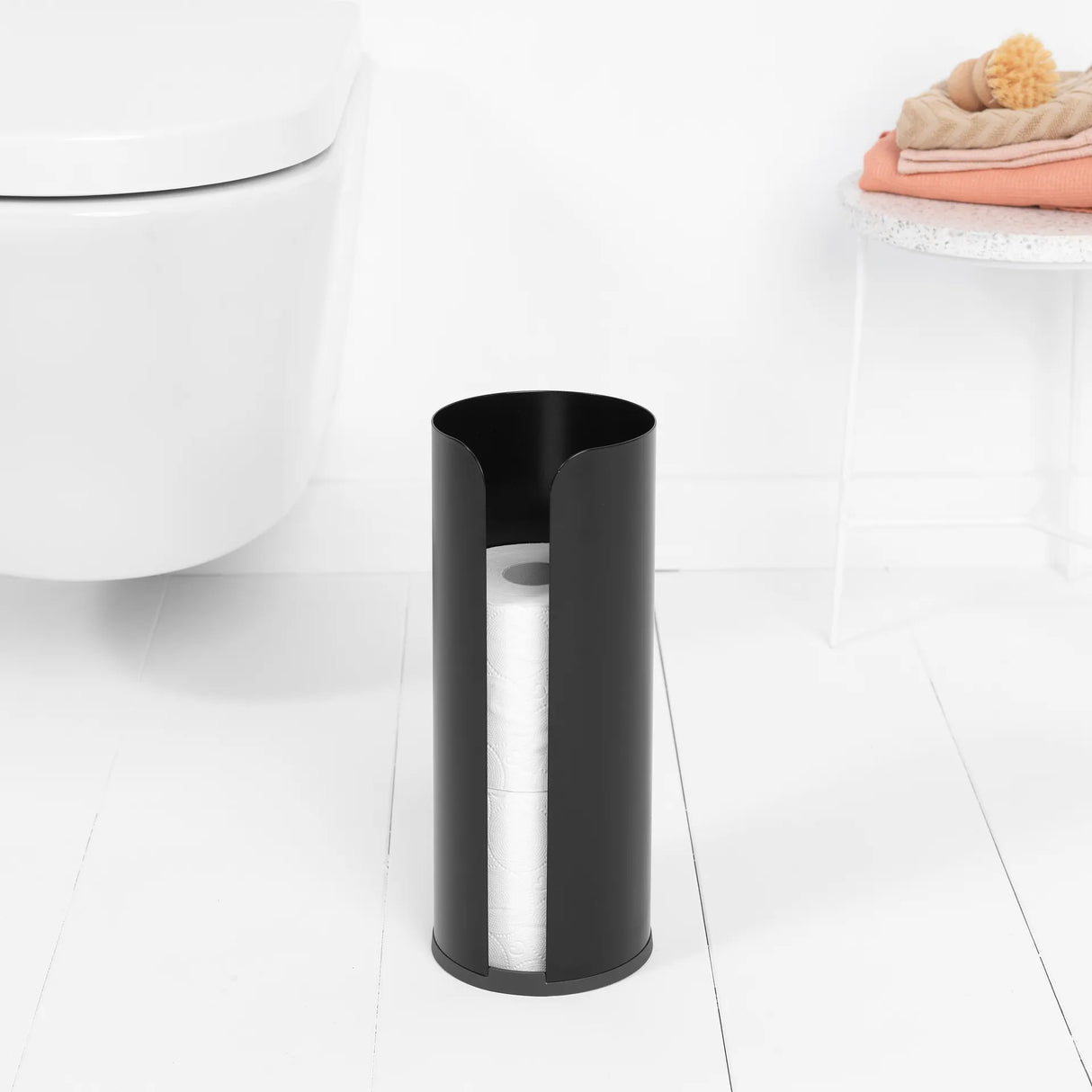 Brabantia ReNew Toalettrullebehållare - Matt Black