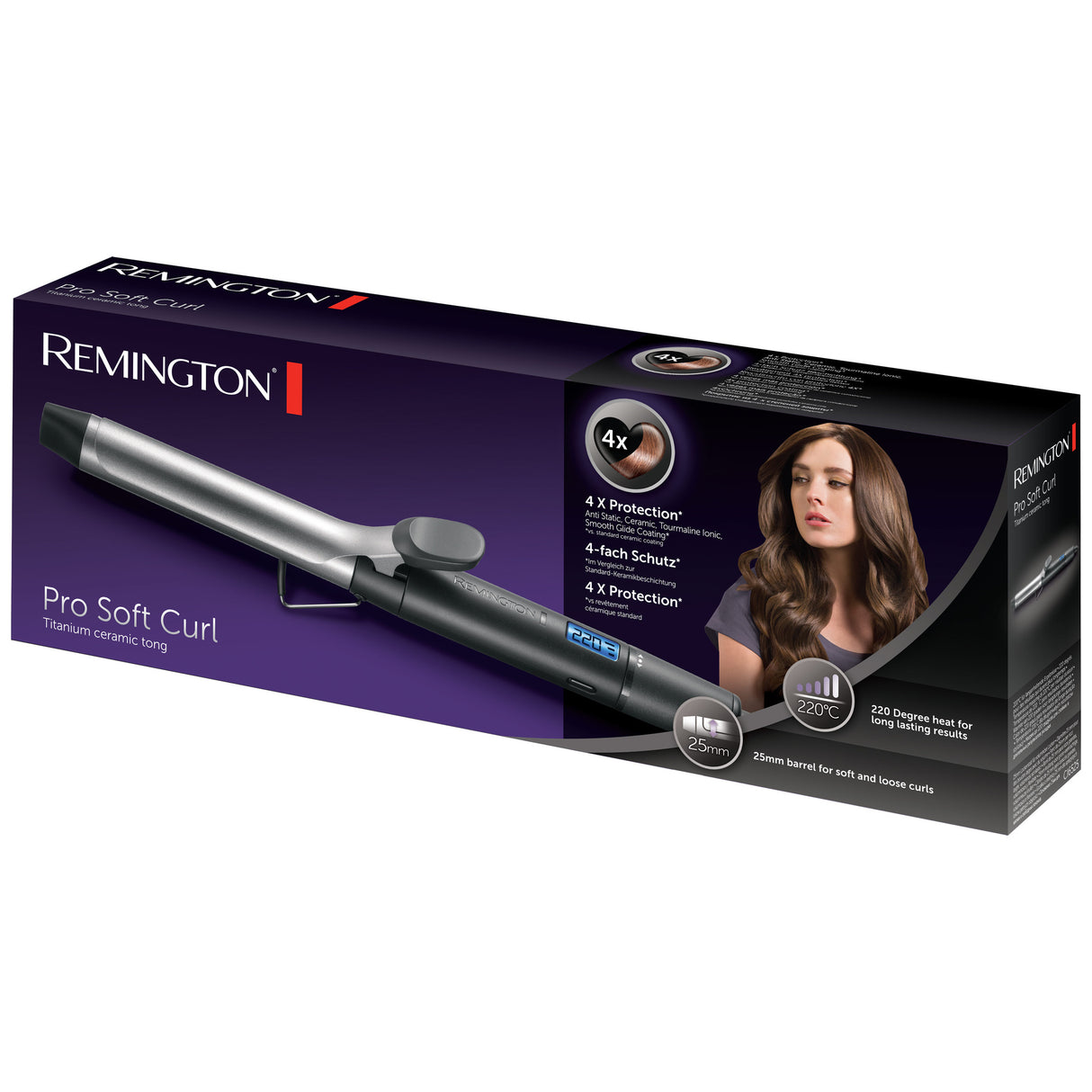 Remington Locktång CI6525 Pro Soft Curl 25mm Digital