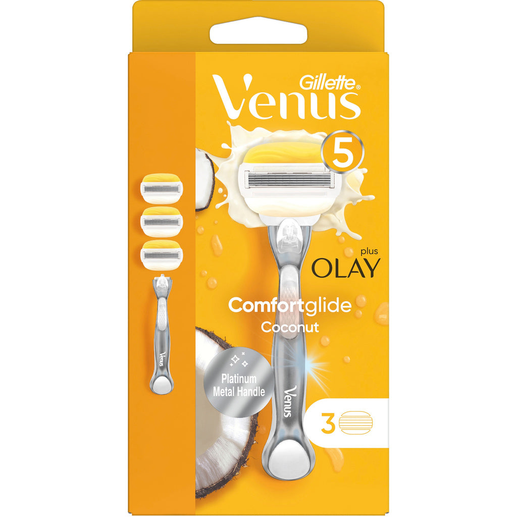 Gillette Rakhyvel Comfortglide Coconut w Olay 3st