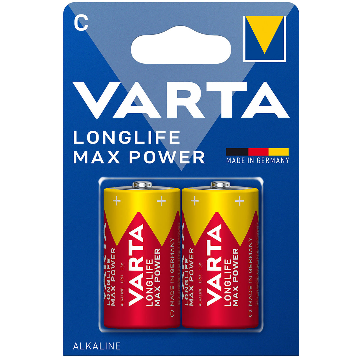 Varta Longlife Max Power C / LR14 Batteri 2-pack