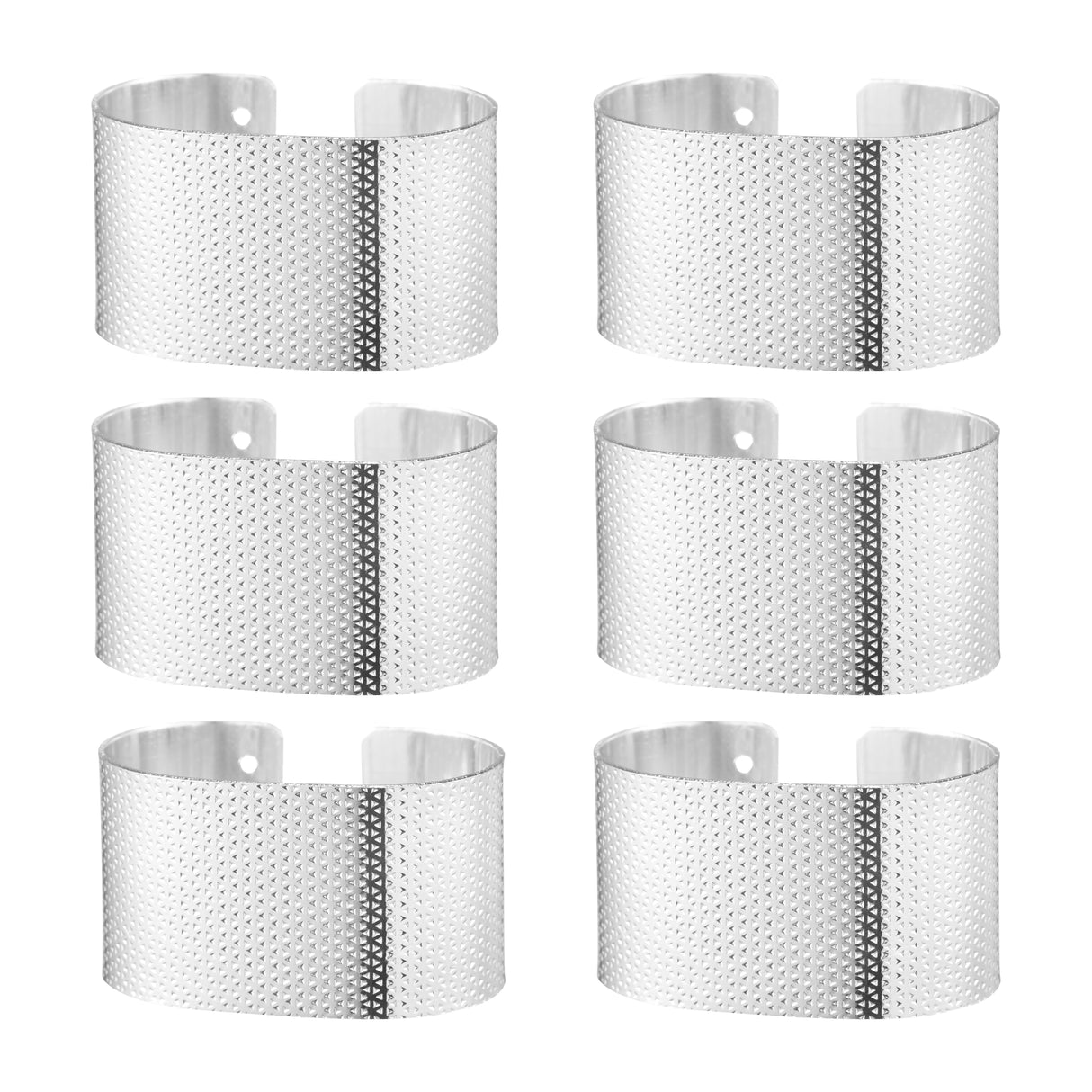 Dorre Svea Servettringar Silver 6-pack