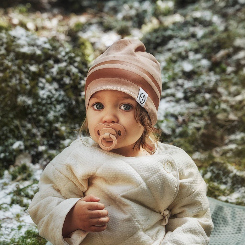 ELODIE DETAILS Winter Beanie - Northern Star Terracotta 0-6m