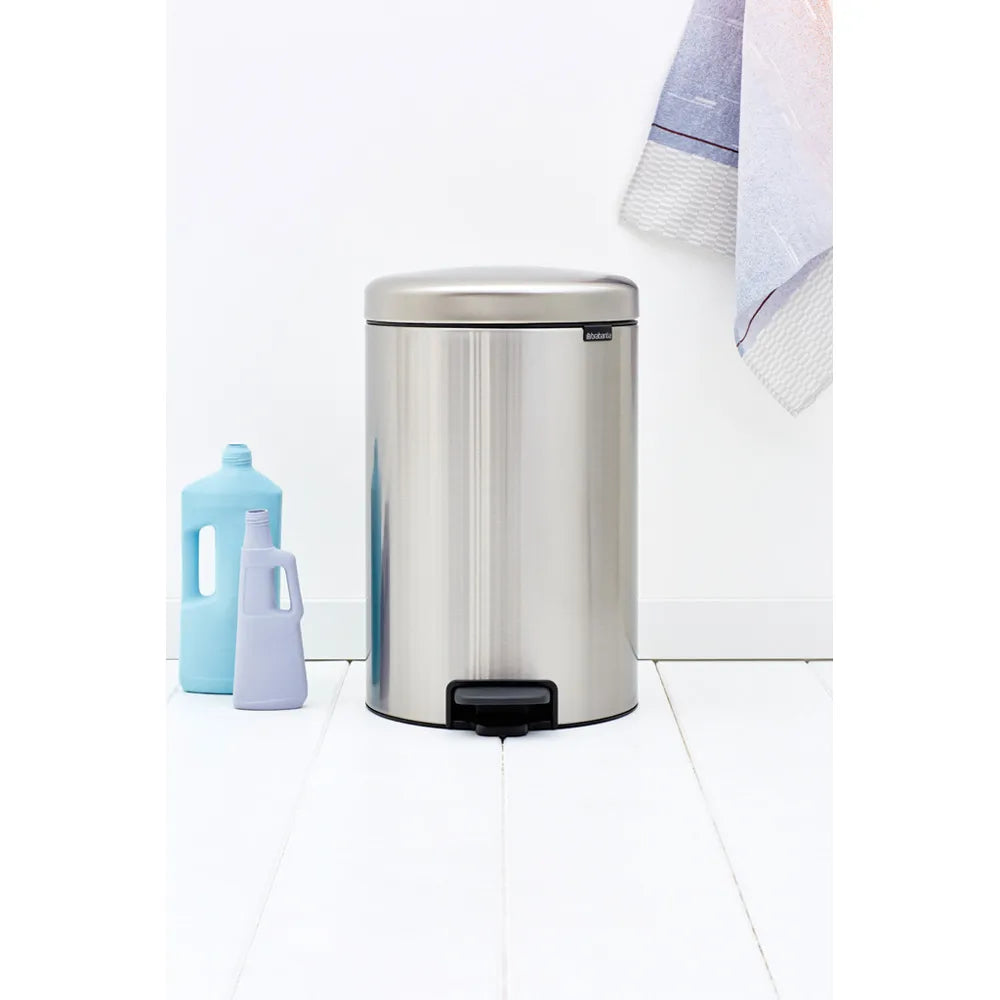 Brabantia Pedalhink 20 L, Matt Steel