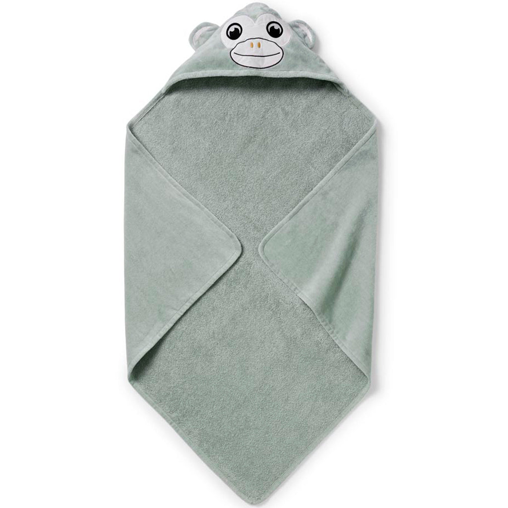 ELODIE DETAILS Hooded Towel, Pebble Green