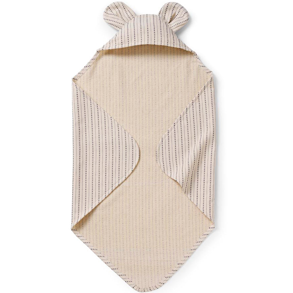 ELODIE DETAILS Hooded Towel, Pinstripe