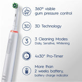 Oral B Eltandborste Pro3 3000 White Sensi