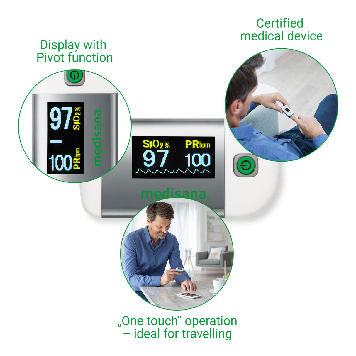 Medisana Pulsoximeter PM100