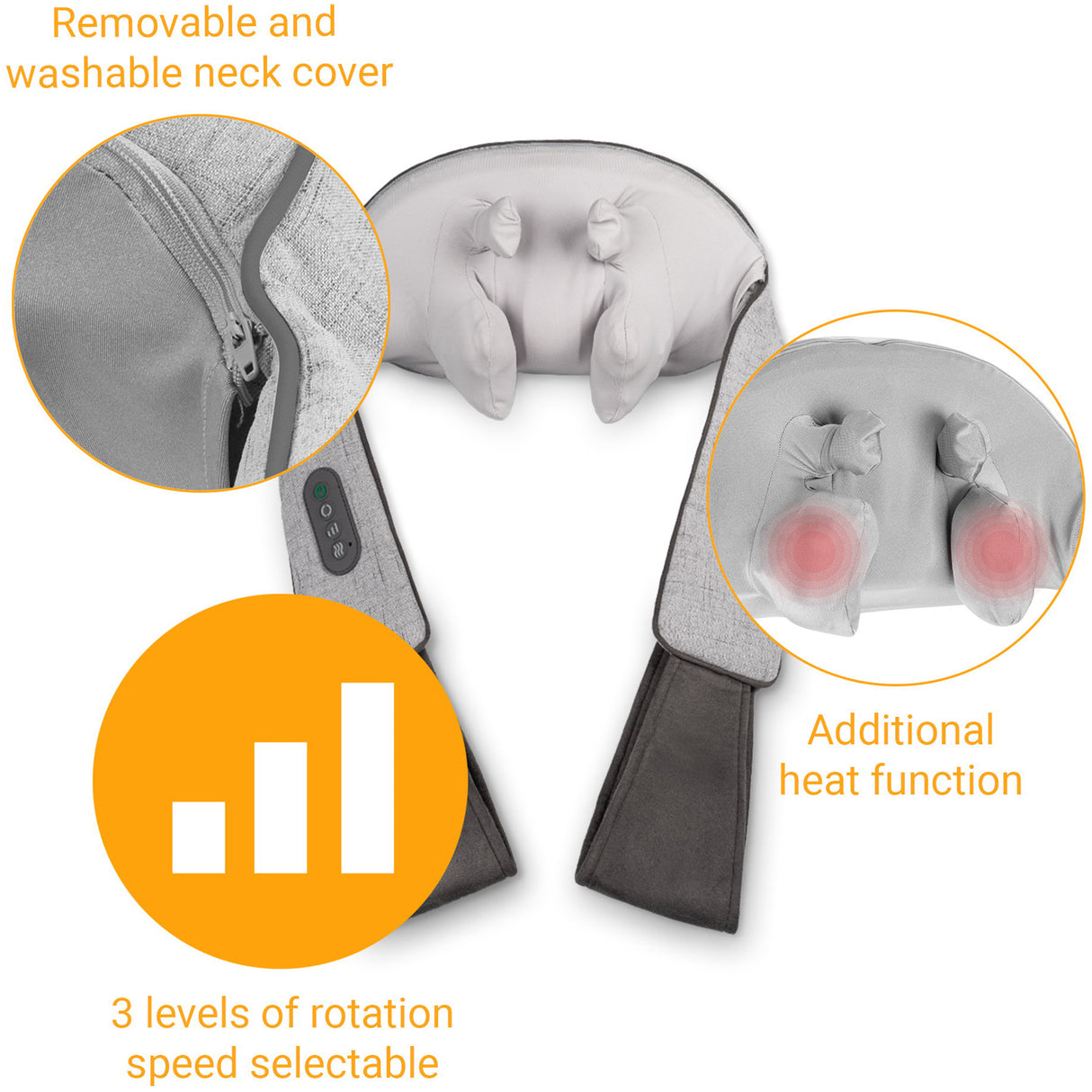 Medisana Nackmassage Nacke/Axlar/Rygg Shiatsu NM890