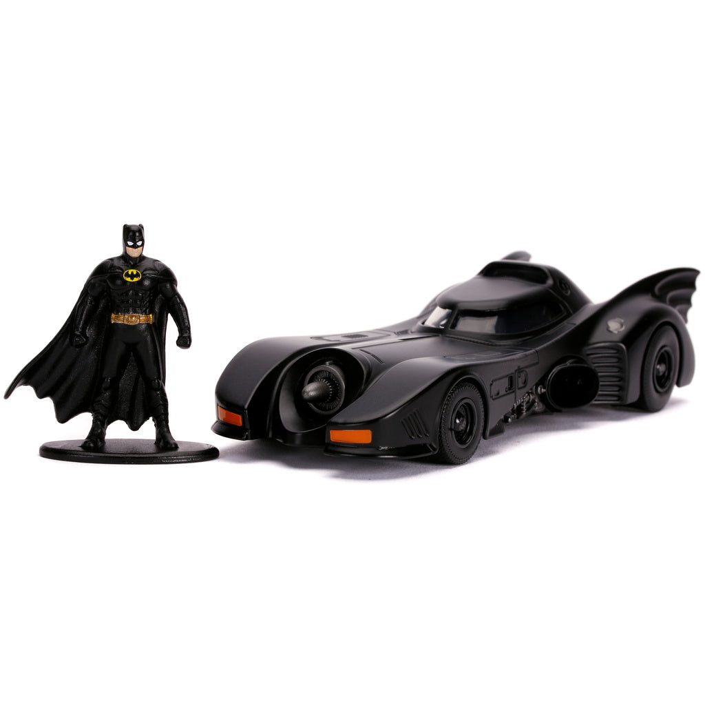 JADA TOYS Batman Figur med 1989 Batmobile 1:32