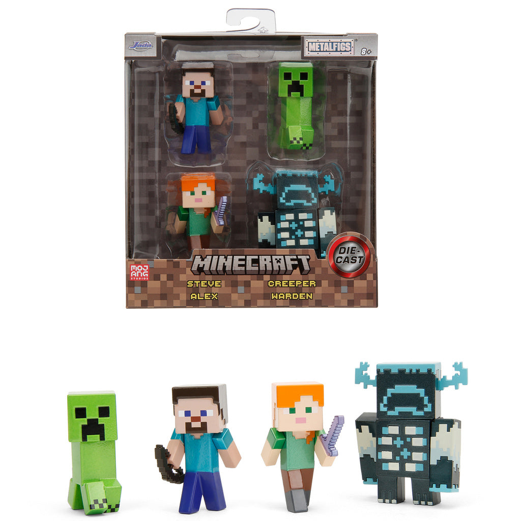 JADA TOYS Minecraft 4-Pack Nanofigurer