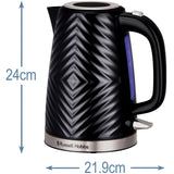 Russell Hobbs Vattenkokare Groove Kettle Black 26380-70