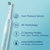 Oral B Eltandborste Pro1 Turquoise + Extra Refill