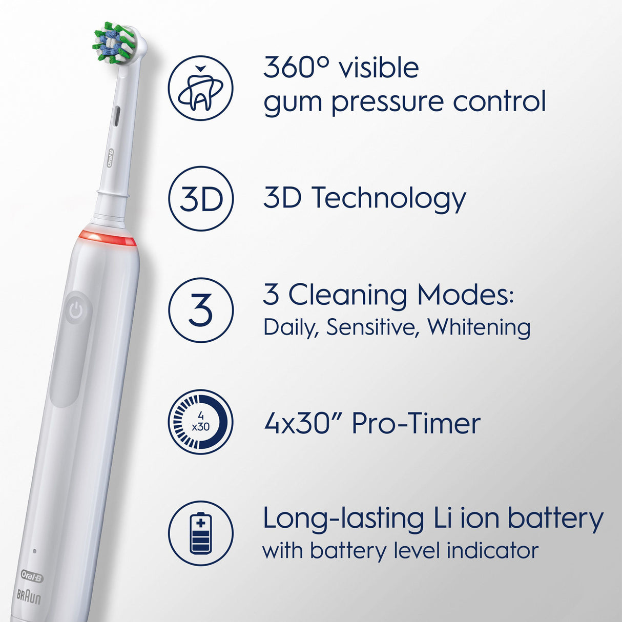 Oral B Eltandborste Pro3 Duo Black / White