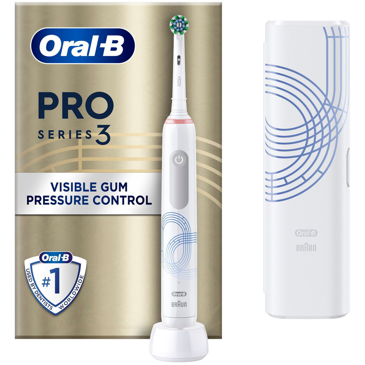 Oral B Eltandborste Pro 3 White Olympics + TC