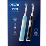 Oral B Eltandborste Pro1 Duo Black / Turquoise