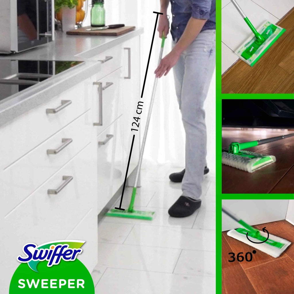 Swiffer Sweeper Startkit 1 Rengöringsmopp, dry & wet