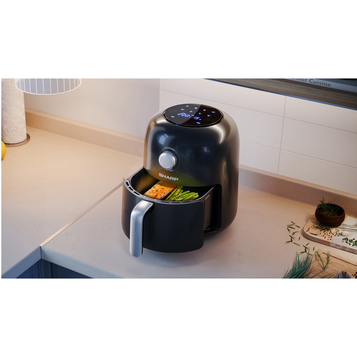 Sharp Airfryer 4L 1300W - AF-GS404AE-B