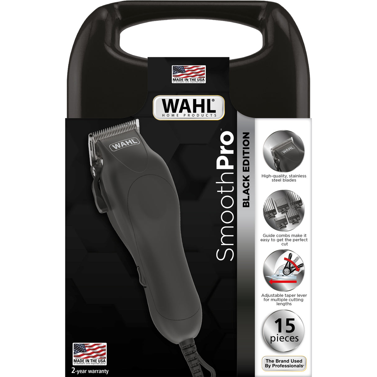 Wahl Professionell Hårklippare Smooth PRO BLACK EDITION