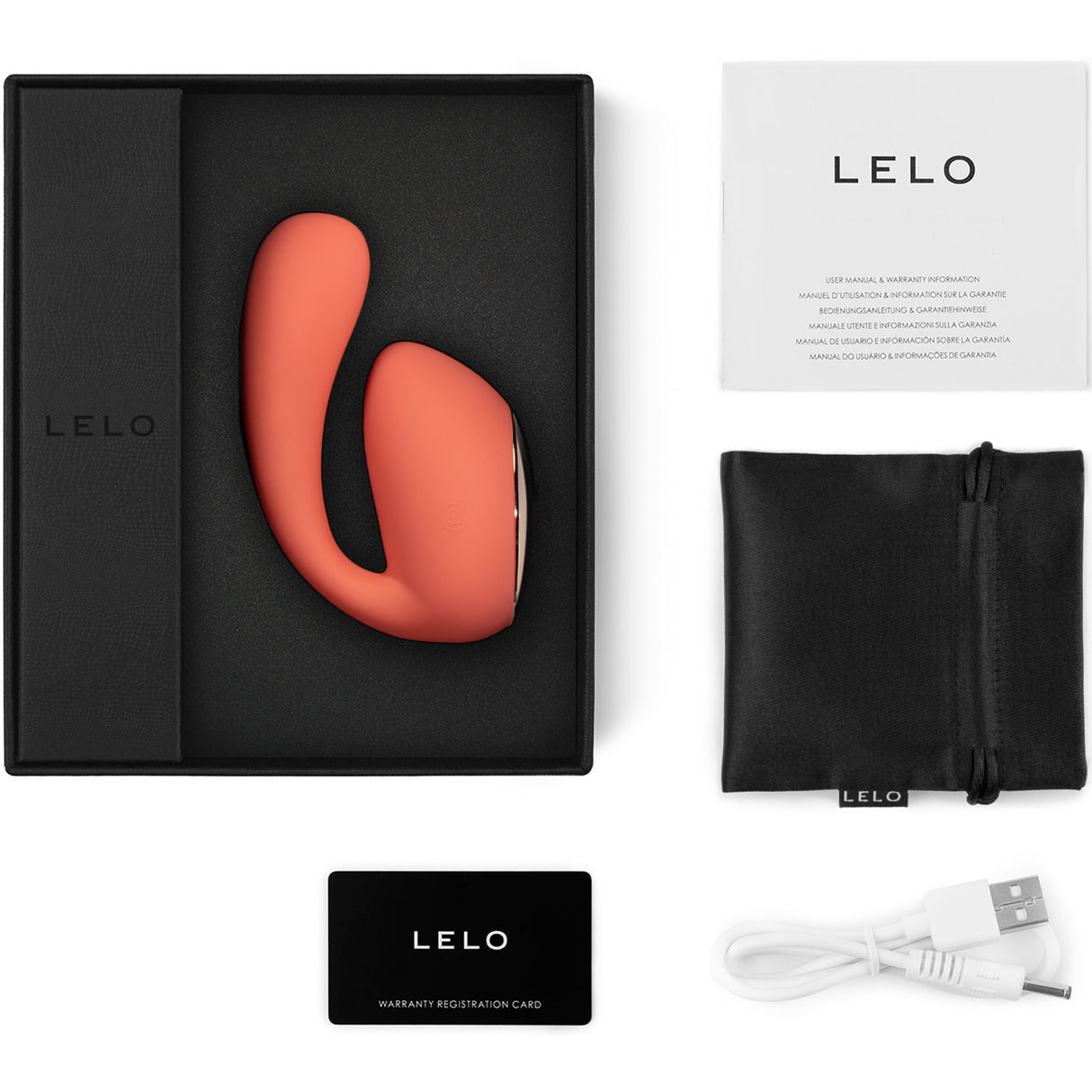 Lelo IDA Wave Coral Red