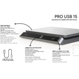 Terraillon Köksvåg PRO USB-C 15kg Rostfritt IP67