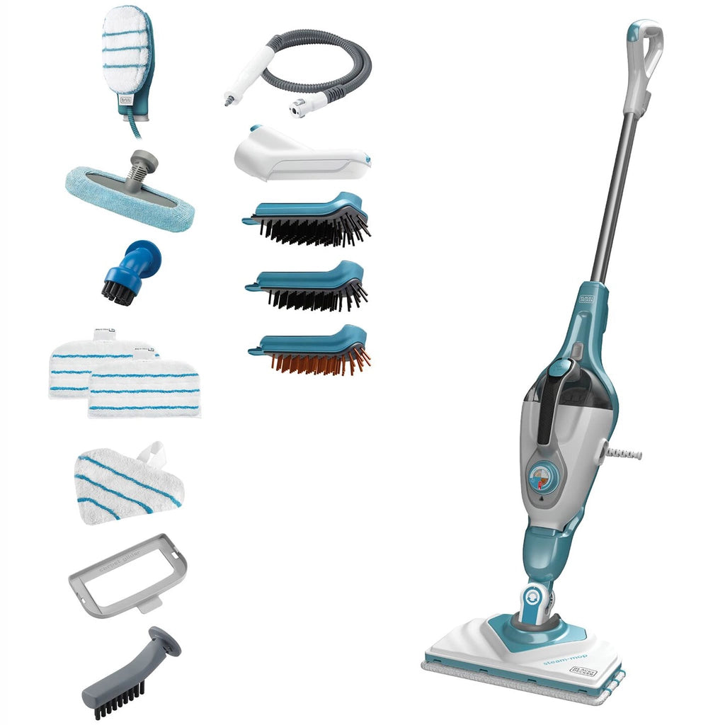 BLACK+DECKER Ångmopp 1600W 2-i-1 Steam-Mop med deltahuvud