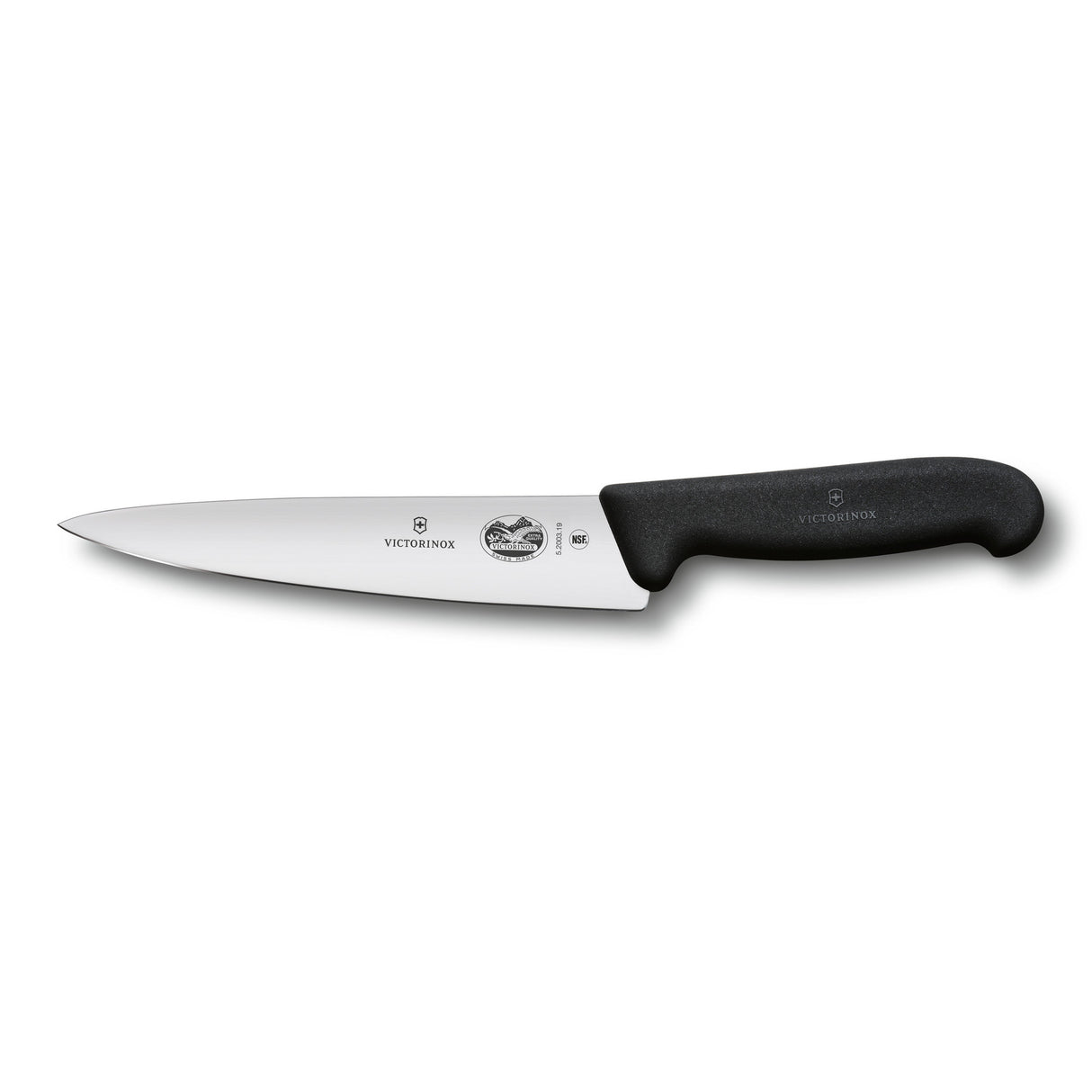 Victorinox Kockkniv, 19 cm, svart Fibrox