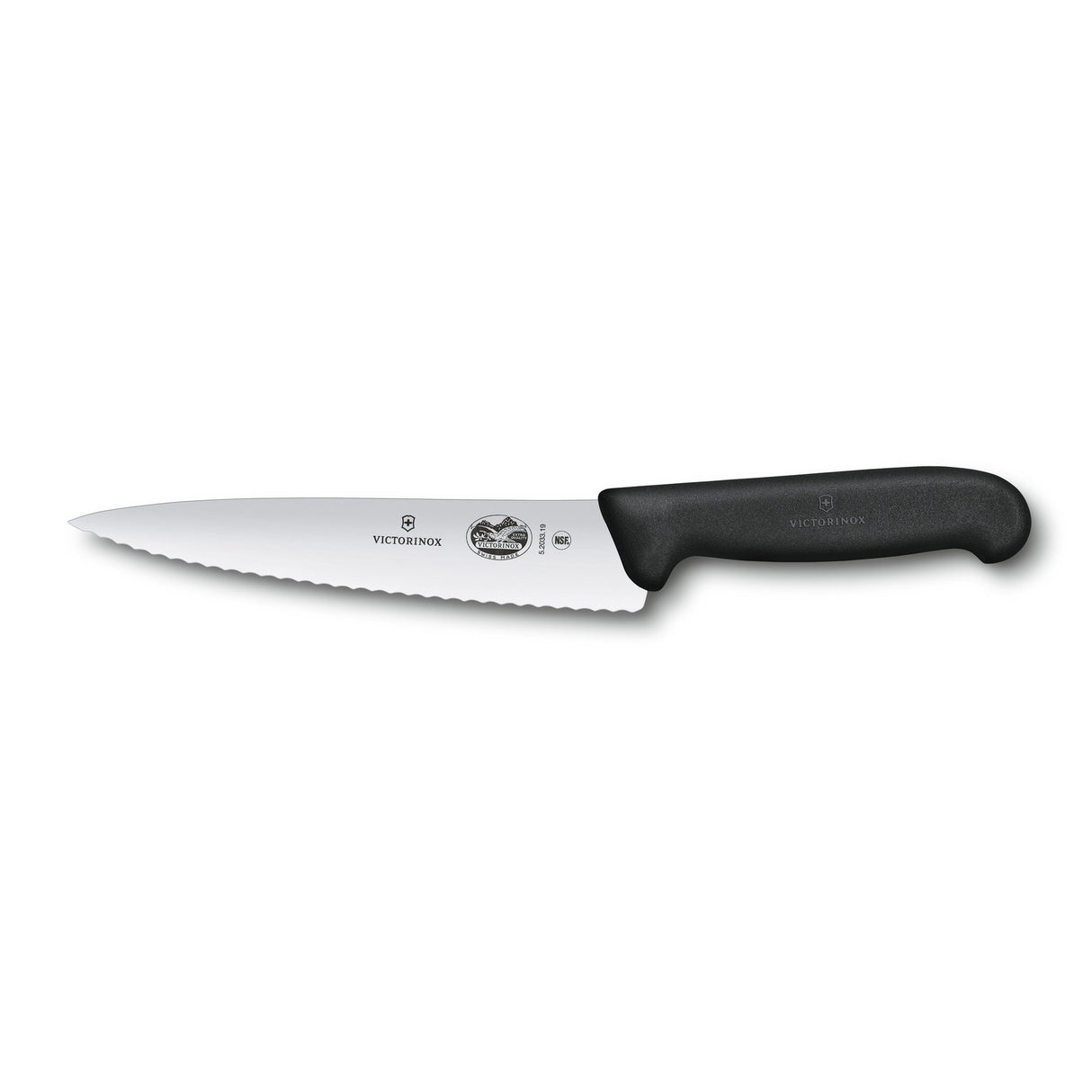 Victorinox Kockkniv, vågtandad, 19 cm,